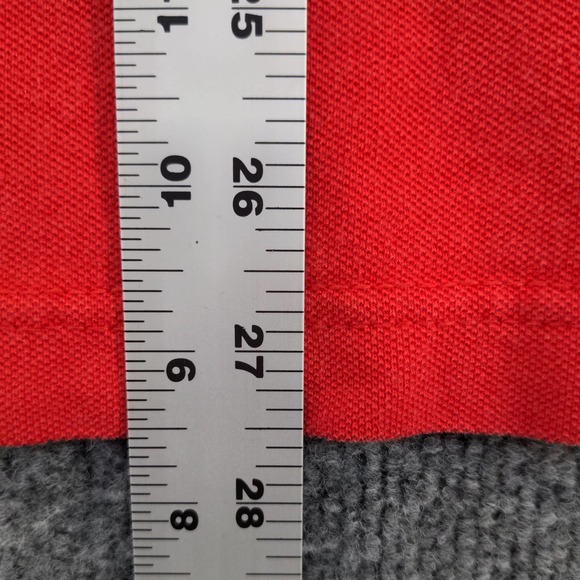 Fruit of the Loom Mens USPS Postal Service Polo Shirt Red Size L Vintage Y2K - Picture 5 of 12